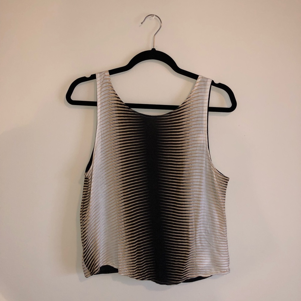 UO Silence + Noise, Black Backless Top. M